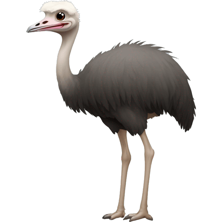 Ostrich standing emoji