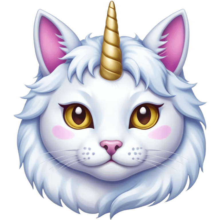 Unicorn cat emoji