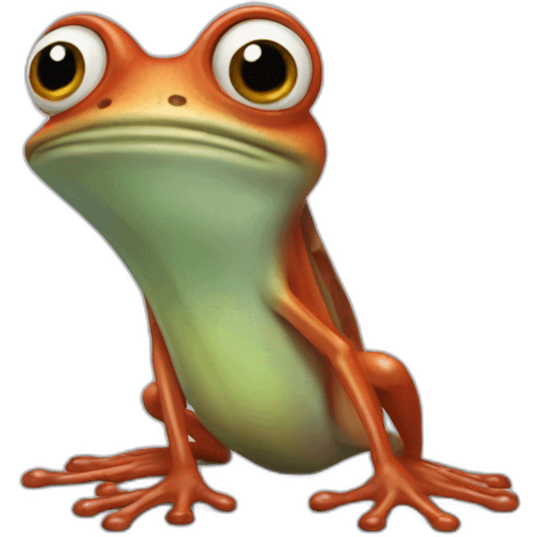 crazy frog but as a slug emoji