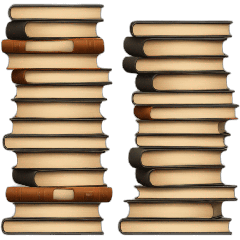 stacked books emoji