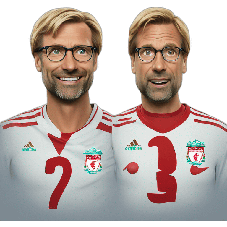 pep vs klopp emoji