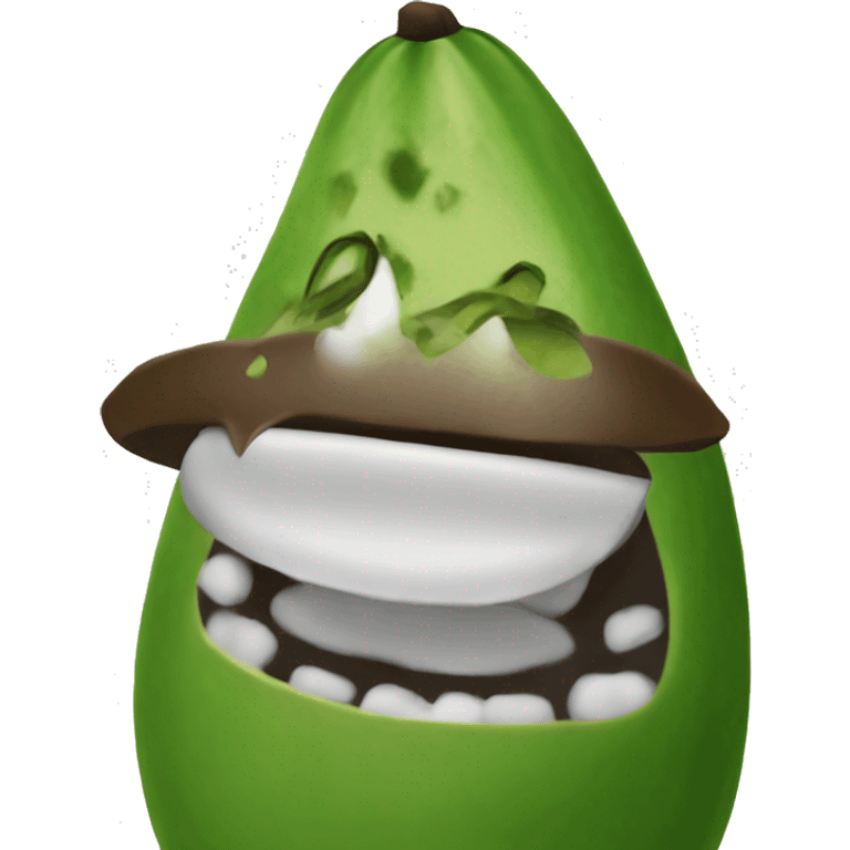 Aguacate rana emoji