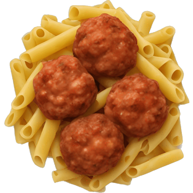 Pasta and meatballs  emoji