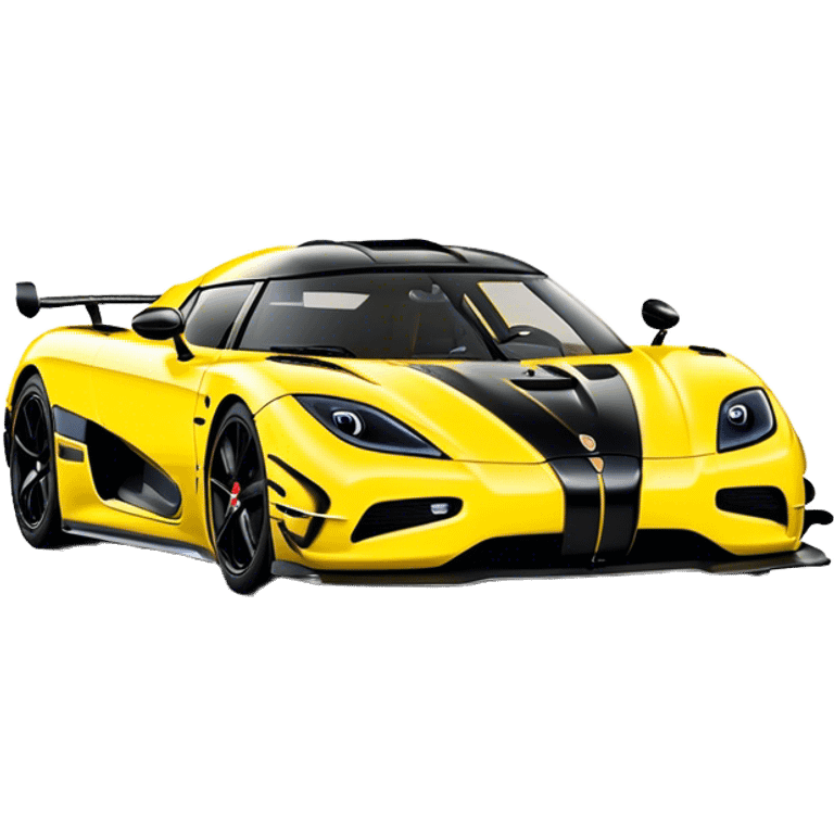 Koenigsegg Agera RS - Koenigsegg (Model Year: 2020) (Iconic colour: Yellow) emoji