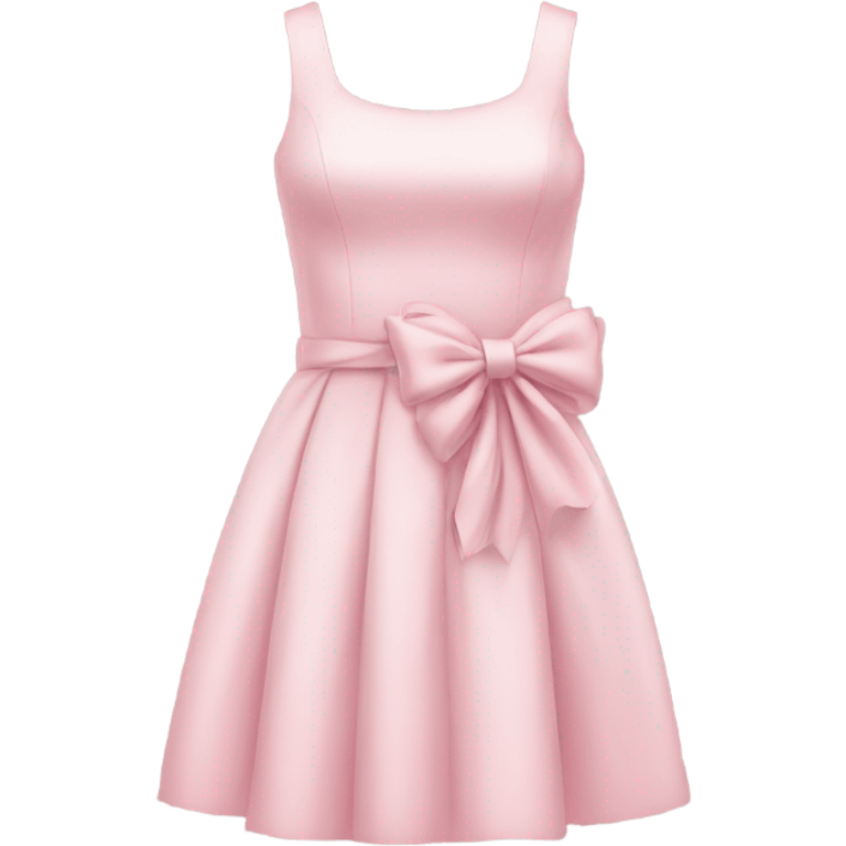 pastel pink dress bow emoji