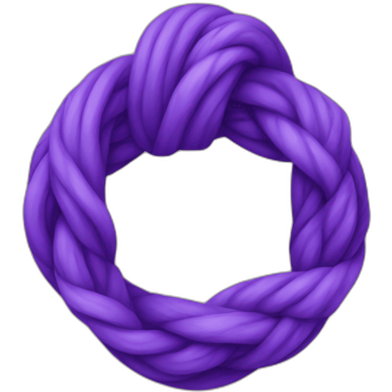 purple knot emoji