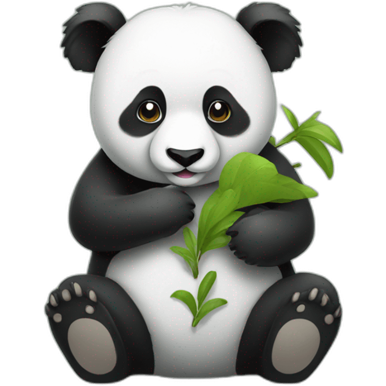 Panda avec un koala emoji