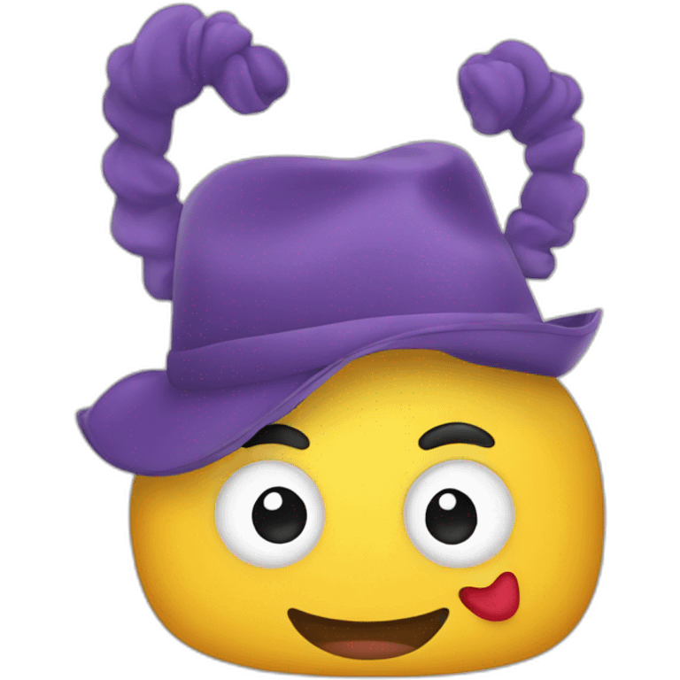 mascot costume for a concert ticket emoji