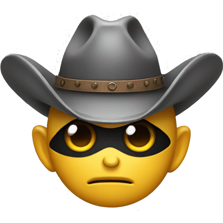 Alien wearing cowboy hat emoji