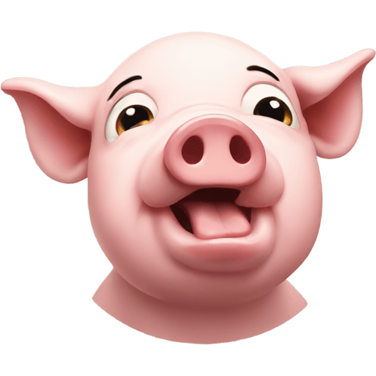 Pig that is naughty  emoji