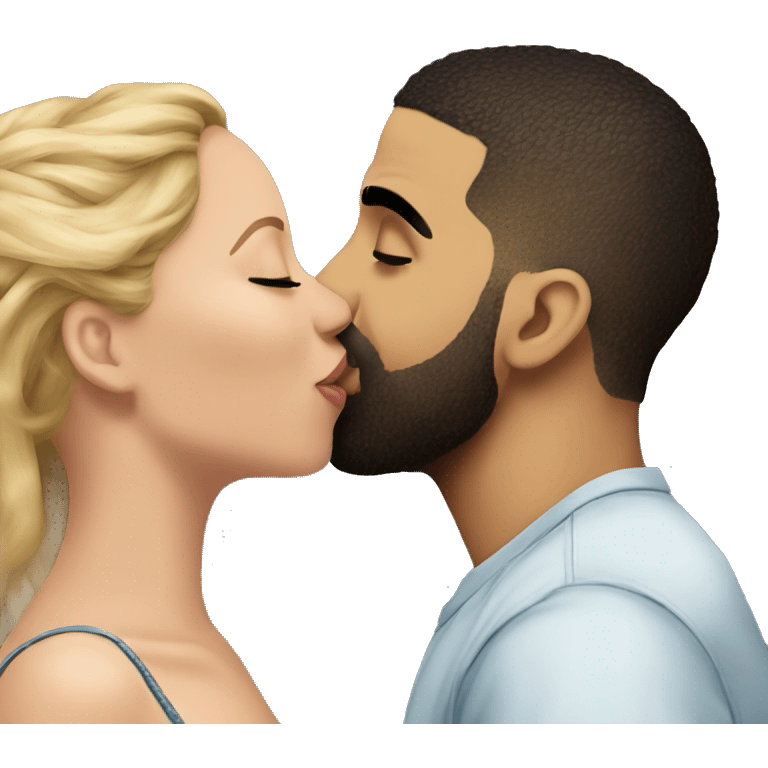 Drake kissing ishowspeed emoji