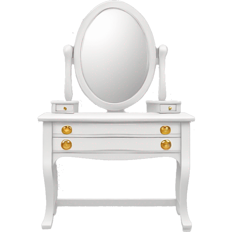 Vanity table with mirror  emoji