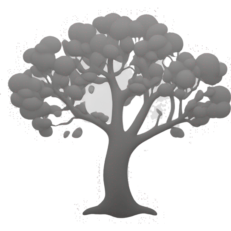 family tree icon monochrome emoji