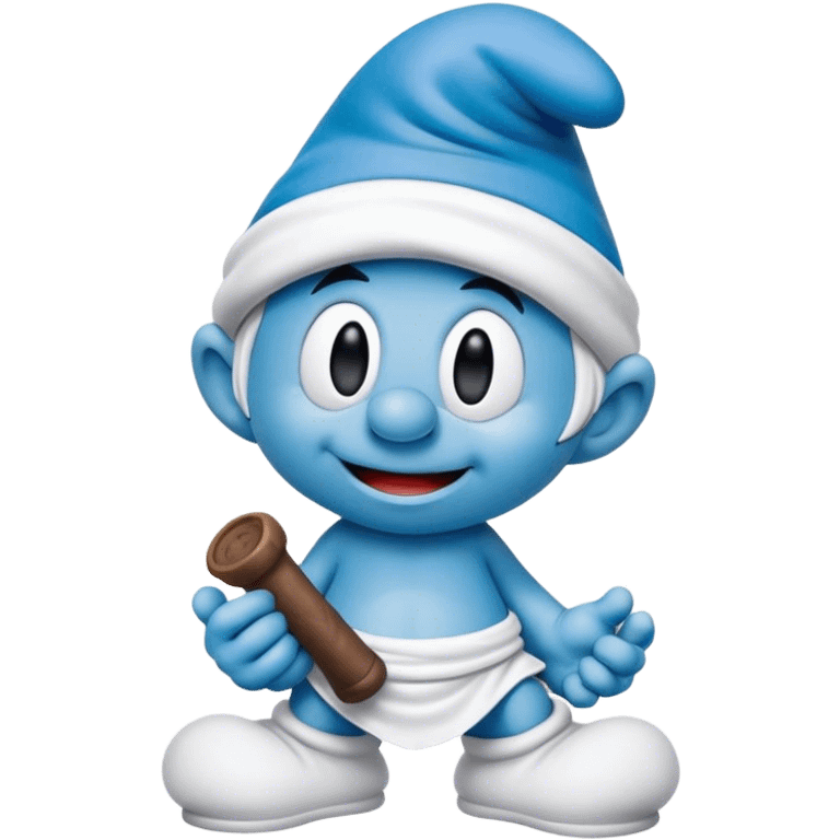 Smurf emoji