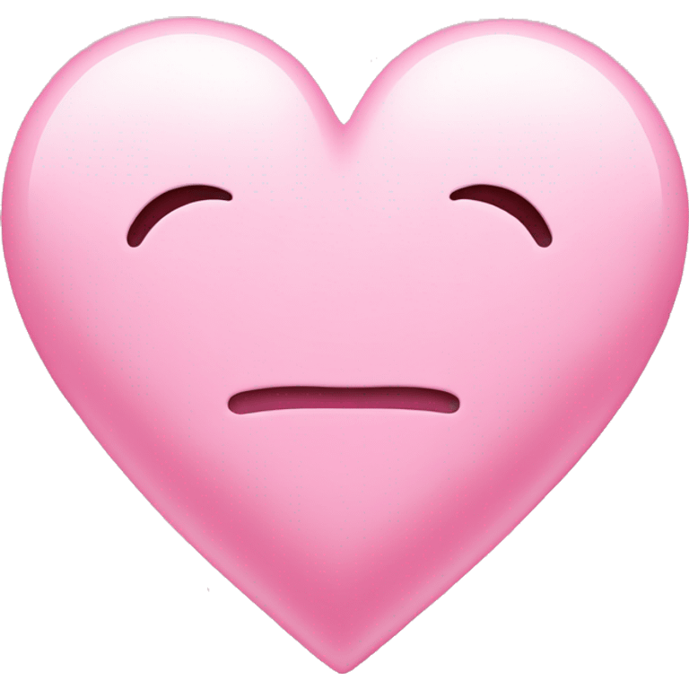 baby pink love heart emoji