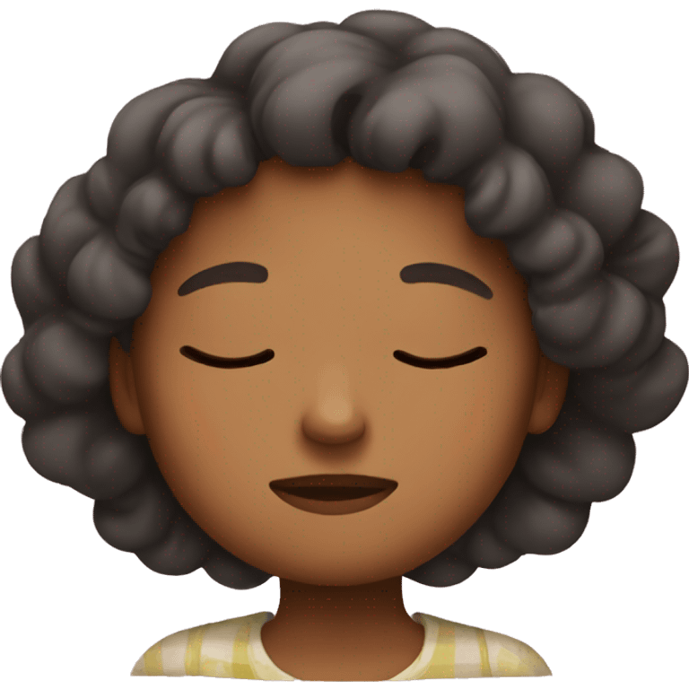 sleeping girl emoji