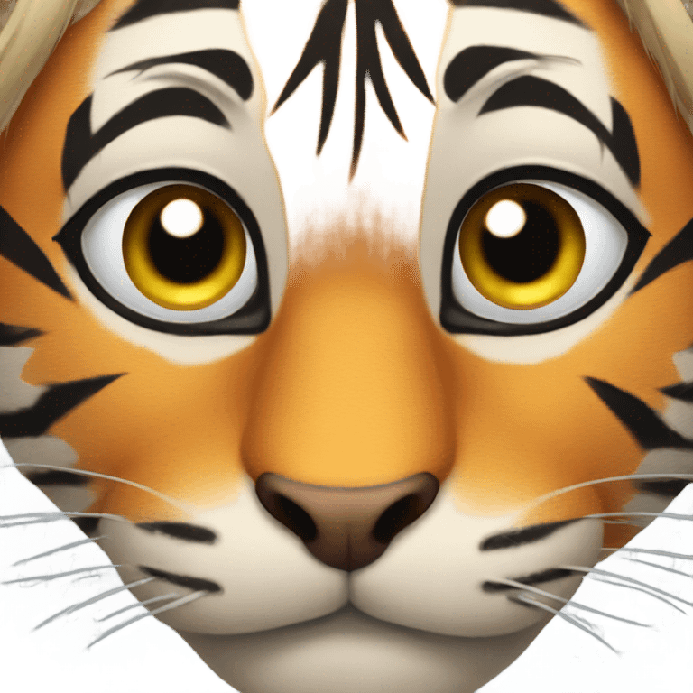 Tiger rolling eyes emoji