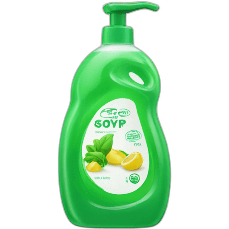 green Dish soap bottle emoji