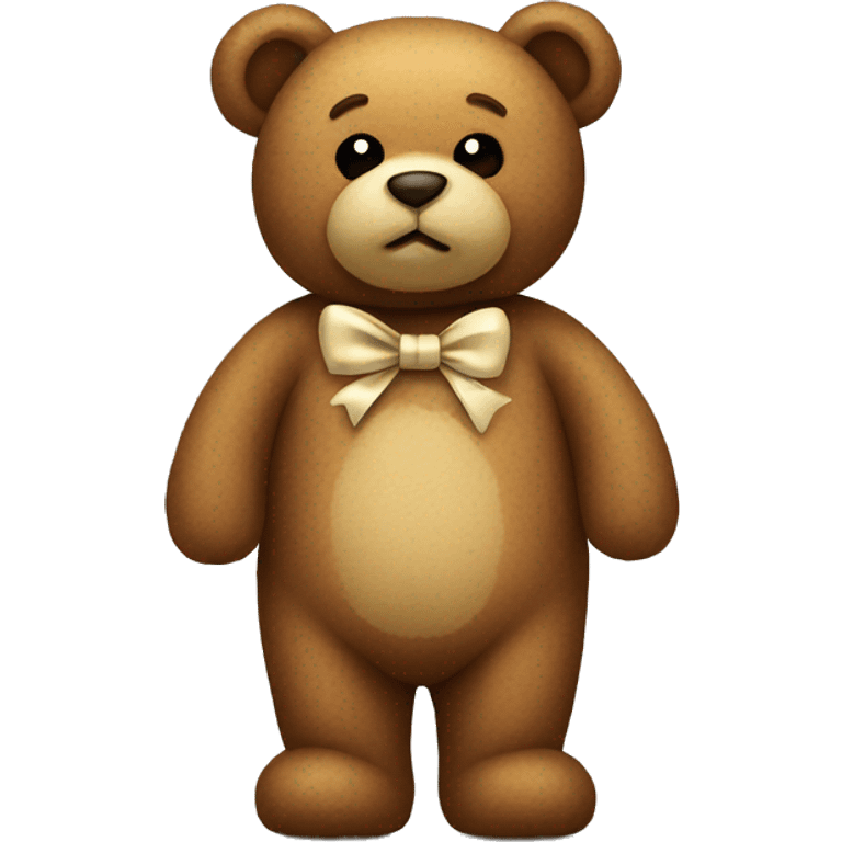 teddy bear with bow emoji