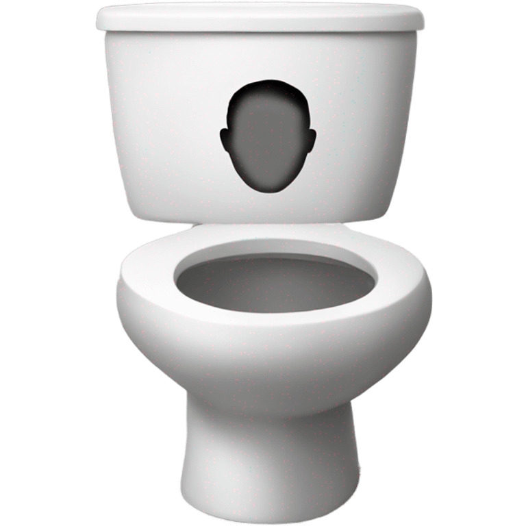 Toilet with a man inside of the toilet emoji