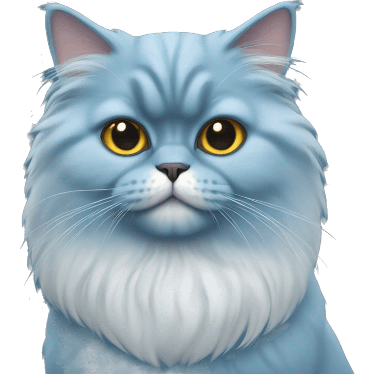 Blue Persian cat emoji