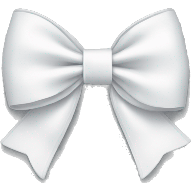 White bow emoji