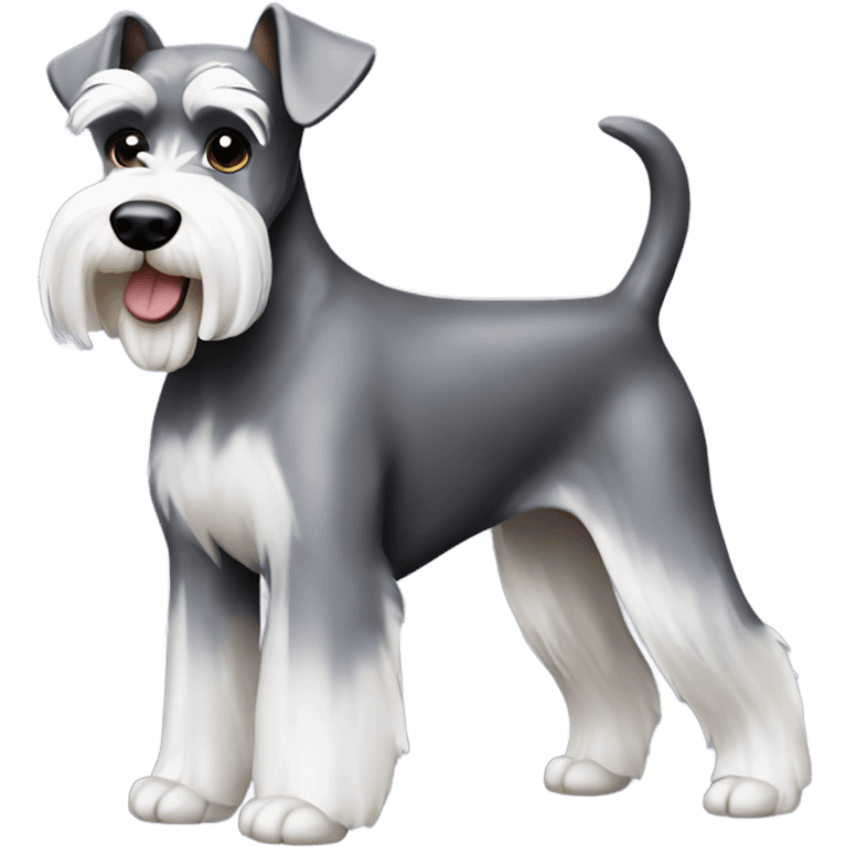 Miniature schnauzer emoji