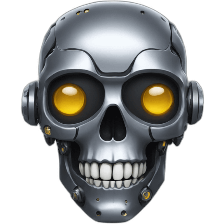 robot skull emoji