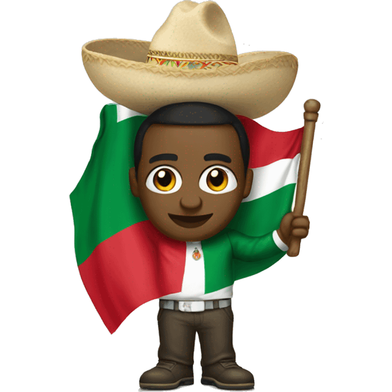 Pdiddy holding a Mexican flag  emoji