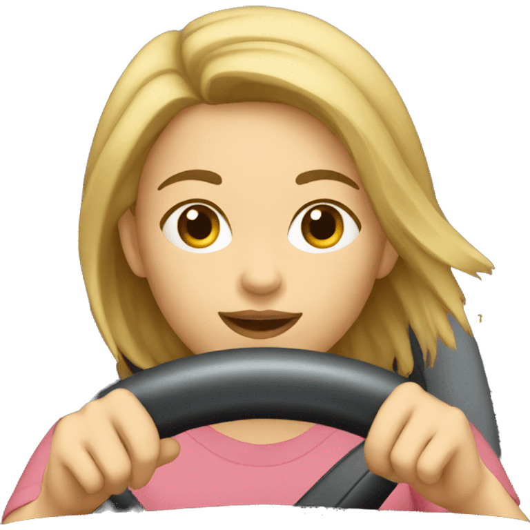 girl driving emoji