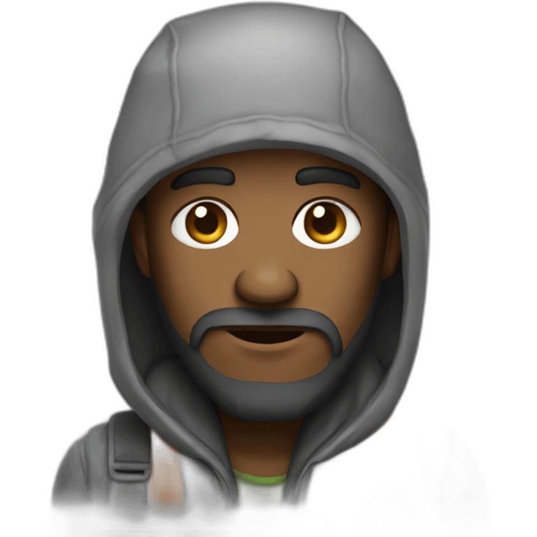 Homeless software developer emoji