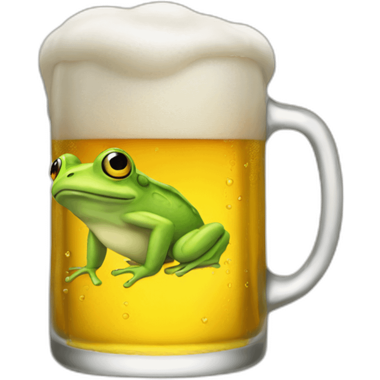 frog beer emoji