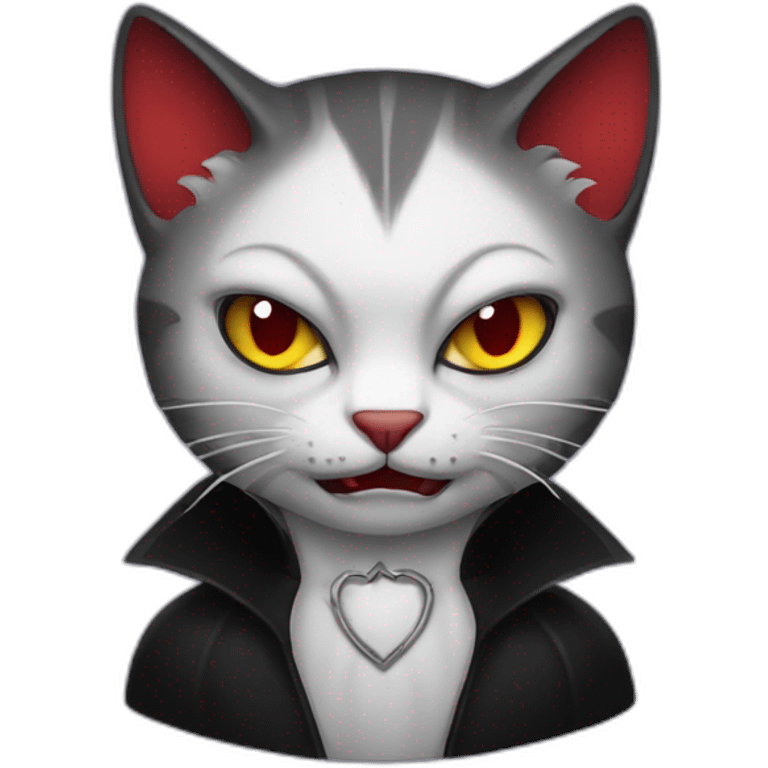 cat vampire emoji