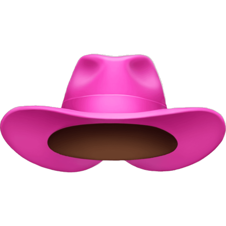 Pink hat emoji