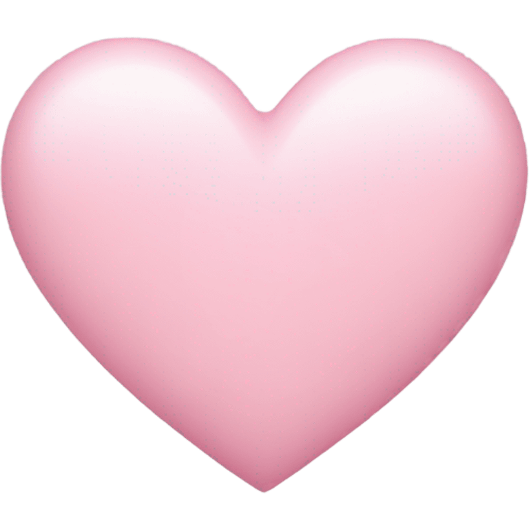 Light pink heart emoji