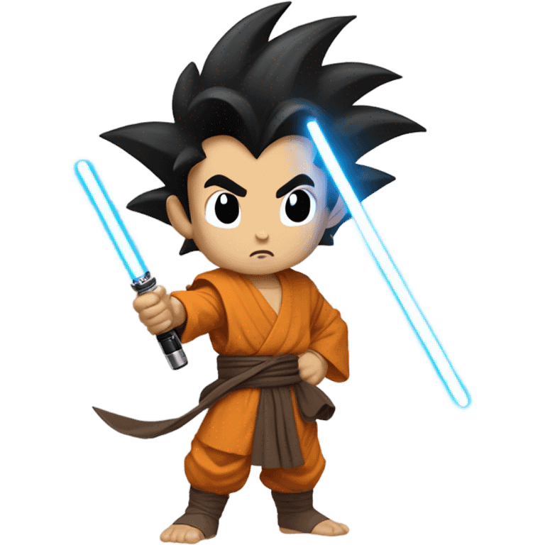 Goku as a padawan emoji