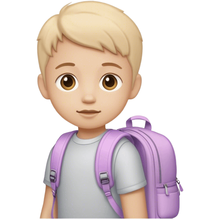 child with pastel backpack emoji