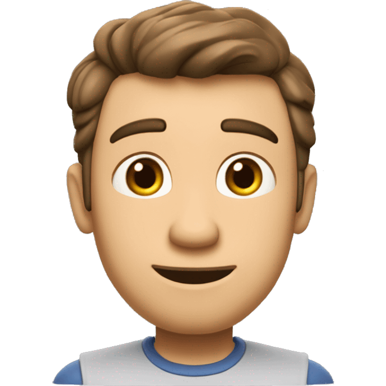 Hombre moreno, alto, delgado, sin cabello, de profesion ingeniero automotriz, de pixar 3D emoji