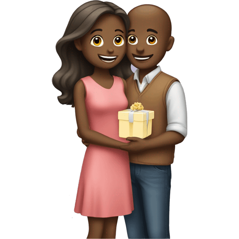 A boy proposing to a girl  emoji