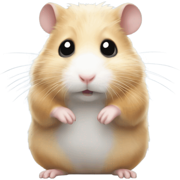 Hamster in a cold weather  emoji