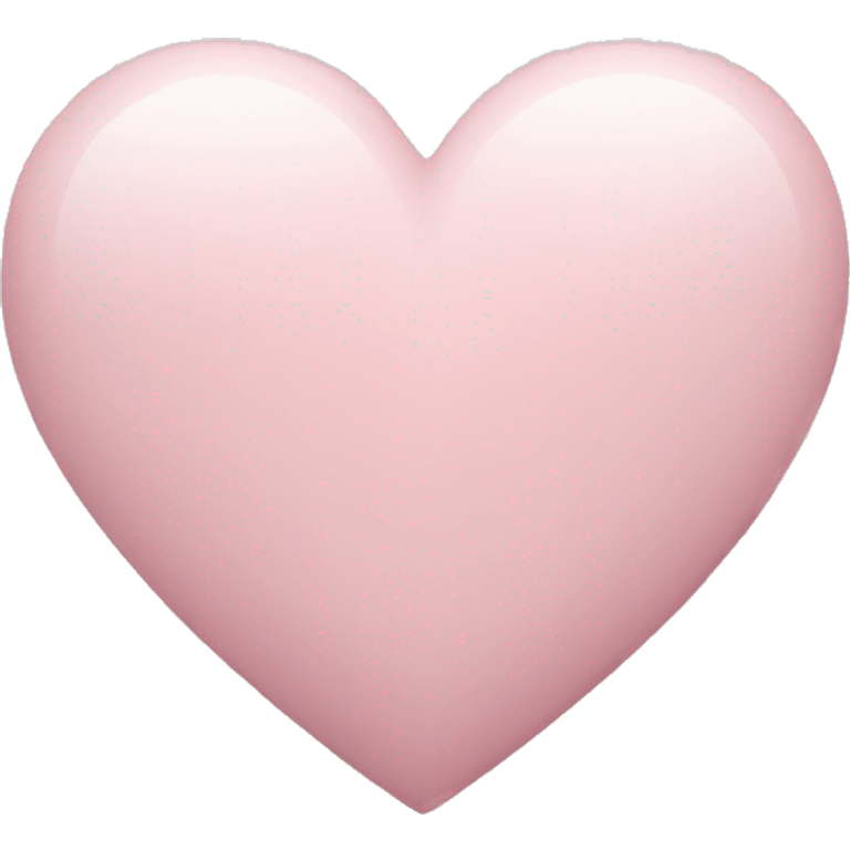 pale pink heart emoji