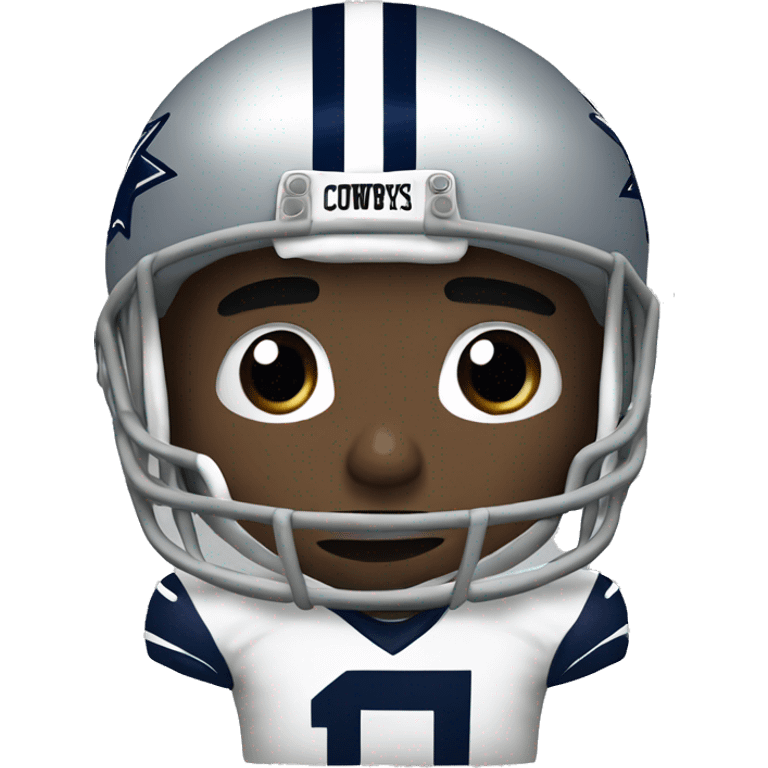 NFL football player, Dallas cowboys, touchdown emoji