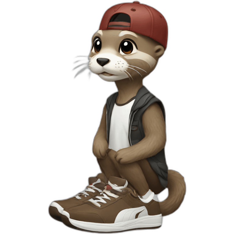 otter sneakerhead emoji