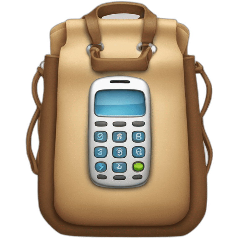 bag phone emoji