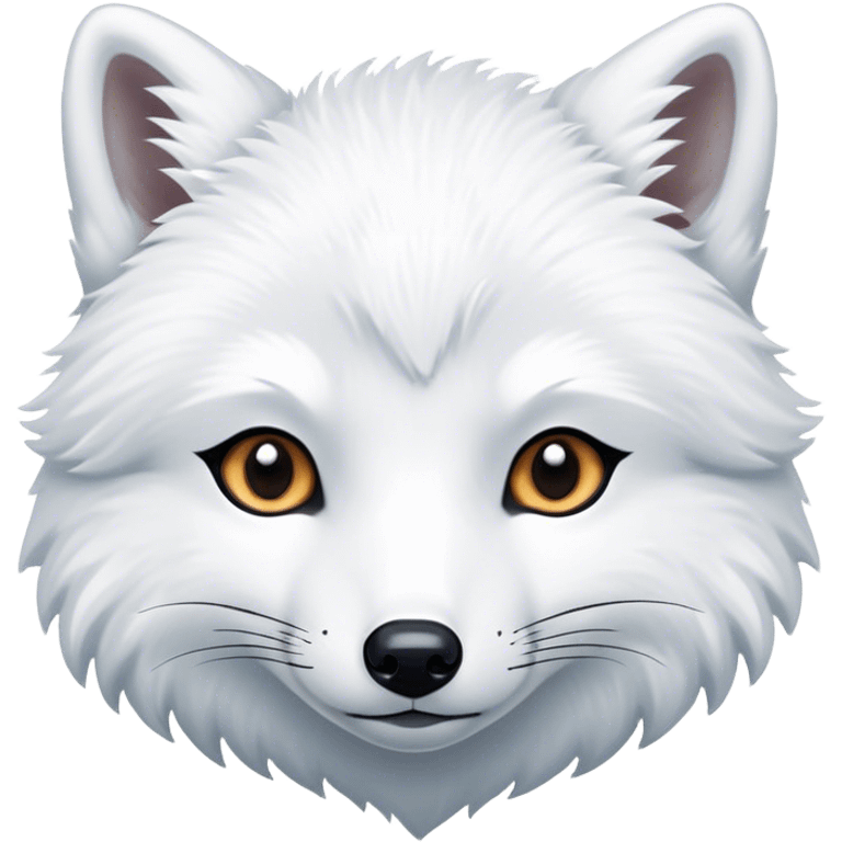 Arctic fox emoji