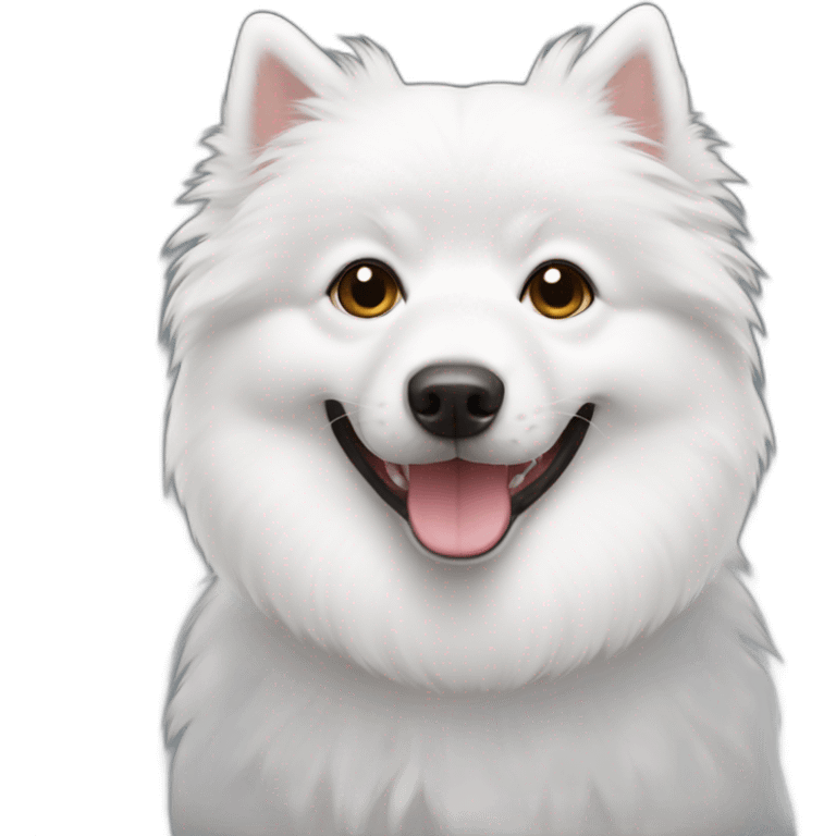 White spitz emoji