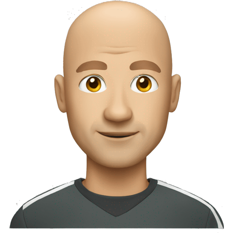 soccer Bald coach  emoji