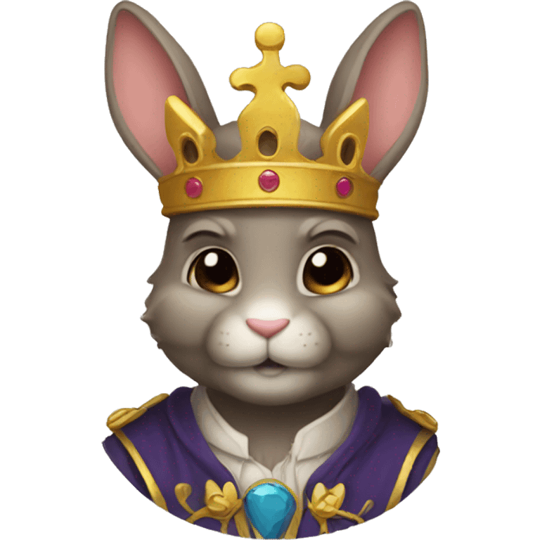 Bunny king emoji