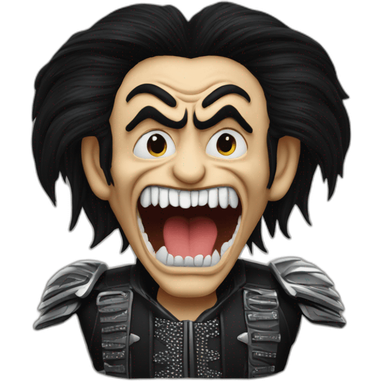 gene simmons of kiss emoji