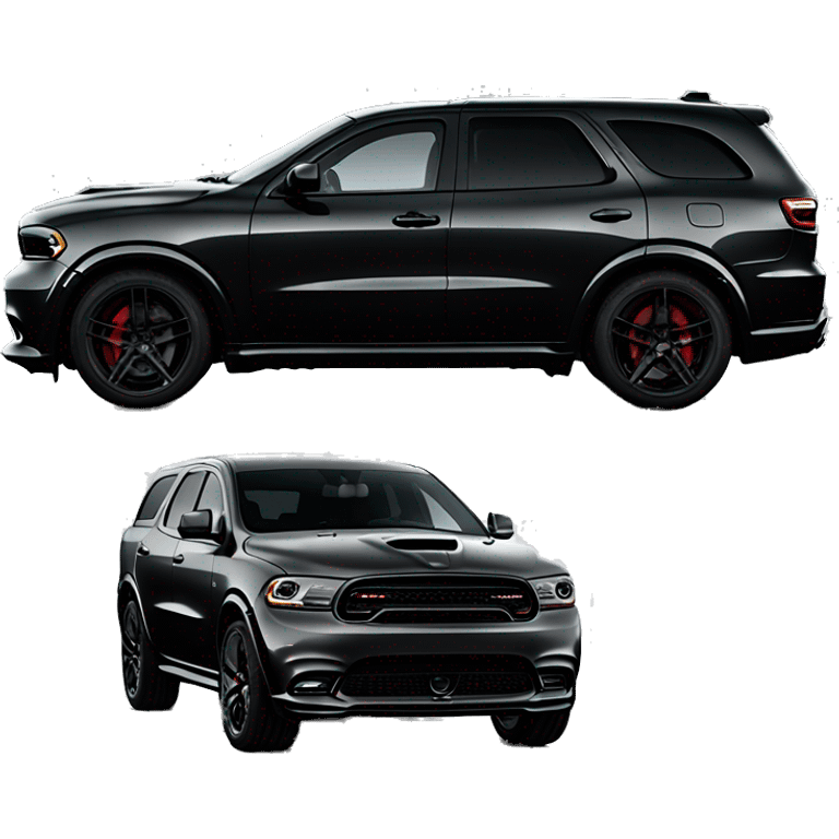 Dodge Durango srt 2024 black emoji